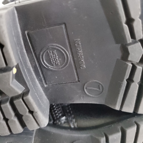 WONDER NATION KIDS Black Lace Up, Side Zip Boots - Picture 8 of 8